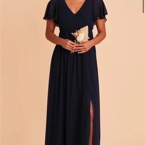Elegant Navy Blue Maxi Dress